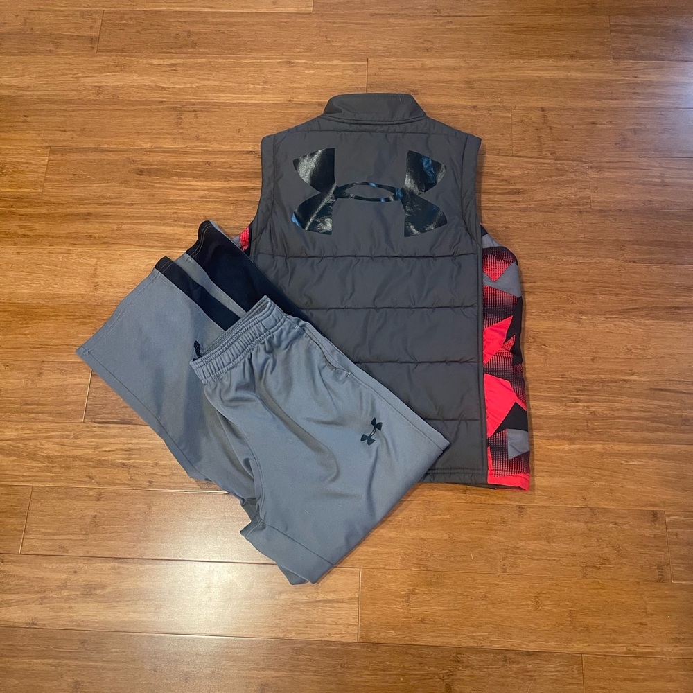 Big boys size L vest and pant